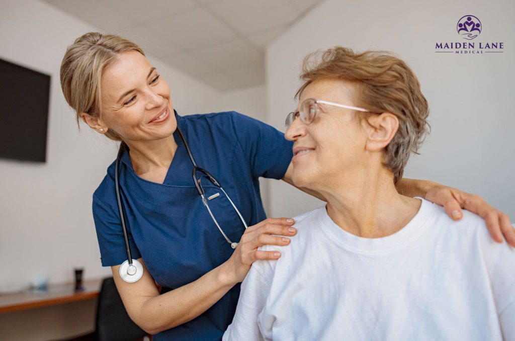 An older patient with an ovarian cyst specialist in NYC.